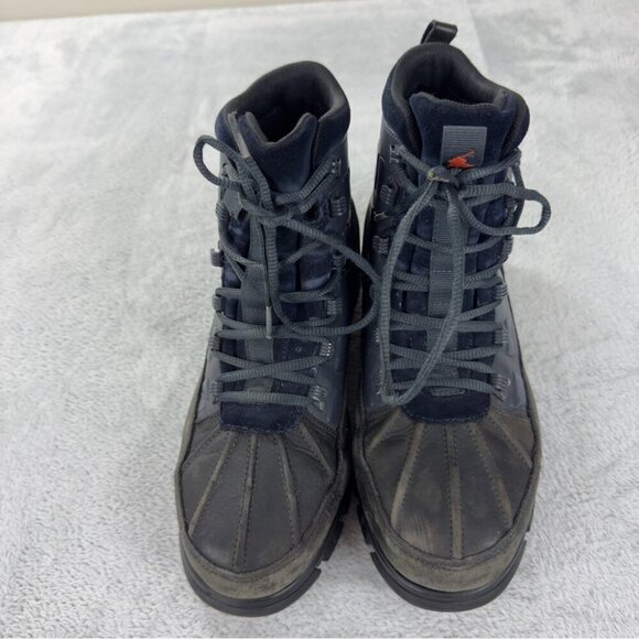 Polo Ralph Lauren Delton Duck Leather Boots Men's Size 10D Winter Outdoors - Picture 14 of 16